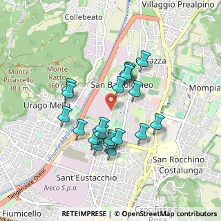 Mappa Via Cosimo Canovetti, 25128 Brescia BS, Italia (0.77)