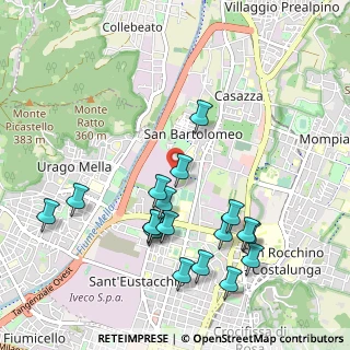 Mappa Via Cosimo Canovetti, 25128 Brescia BS, Italia (1.06444)