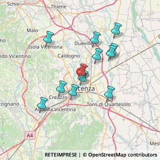 Mappa Via Luino, 36100 Vicenza VI, Italia (6.61583)