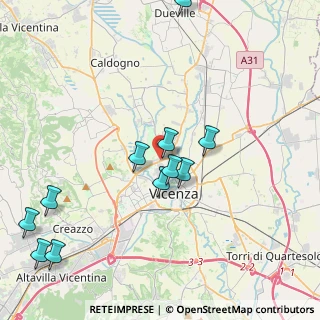 Mappa Via Luino, 36100 Vicenza VI, Italia (4.52364)