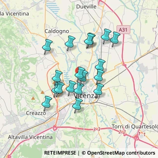 Mappa Via Luino, 36100 Vicenza VI, Italia (3.04111)