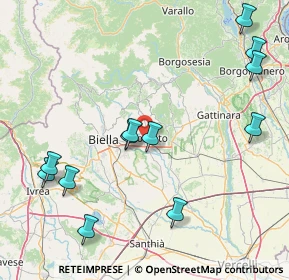 Mappa Via Martiri Libertà, 13836 Quaregna BI, Italia (19.42333)