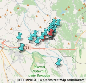 Mappa Via Martiri Libertà, 13836 Quaregna BI, Italia (2.3055)