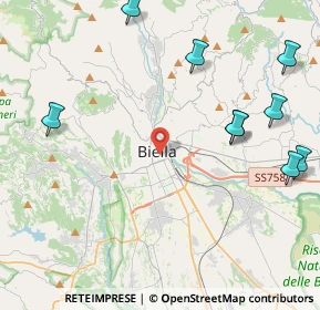 Mappa 13900 Biella BI, Italia (6.01455)