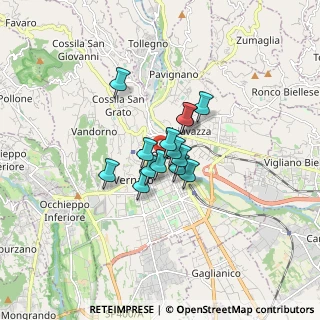 Mappa 13900 Biella BI, Italia (0.92571)