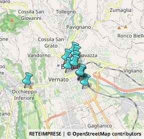 Mappa 13900 Biella BI, Italia (0.74818)