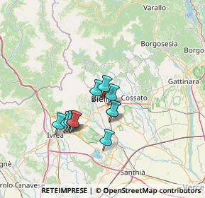 Mappa 13900 Biella BI, Italia (10.38455)