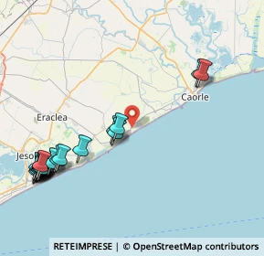 Mappa Viale Selva Rosata, 30021 Caorle VE, Italia (10.3885)