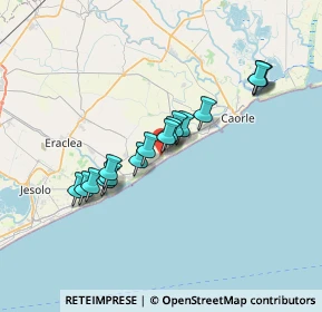 Mappa Viale Selva Rosata, 30021 Caorle VE, Italia (5.79125)