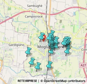 Mappa Via delle Tofane, 31021 Mogliano Veneto TV, Italia (1.5165)