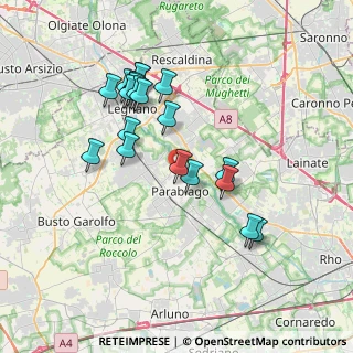 Mappa Via S. Fermo, 20015 Parabiago MI, Italia (3.469)
