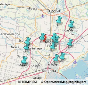 Mappa Strada Provinciale, 30037 Scorzè VE, Italia (7.10462)