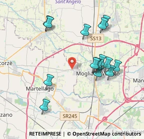 Mappa Strada Provinciale, 30037 Scorzè VE, Italia (3.862)