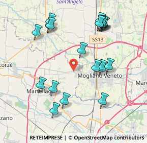 Mappa Strada Provinciale, 30037 Scorzè VE, Italia (4.362)