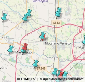 Mappa Strada Provinciale, 30037 Scorzè VE, Italia (6.3695)