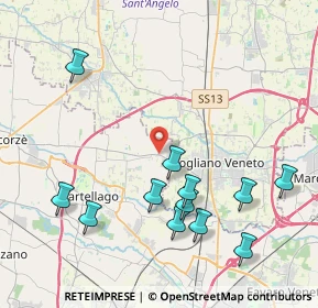 Mappa Strada Provinciale, 30037 Scorzè VE, Italia (4.52917)
