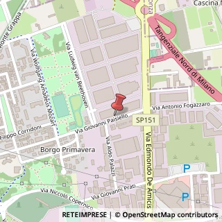 Mappa Via Giovanni Paisiello, 93, 20092 Cinisello Balsamo, Milano (Lombardia)