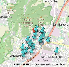 Mappa Via Francesco Salodini, 25127 Brescia BS, Italia (0.843)