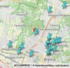 Mappa Via Francesco Salodini, 25127 Brescia BS, Italia (2.46611)