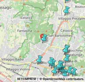 Mappa Via Francesco Salodini, 25127 Brescia BS, Italia (2.96529)