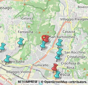 Mappa Via Francesco Salodini, 25127 Brescia BS, Italia (2.44455)