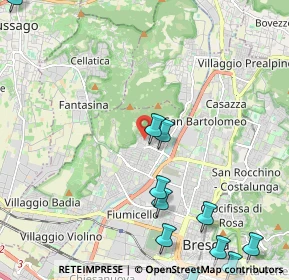 Mappa Via Francesco Salodini, 25127 Brescia BS, Italia (2.96455)