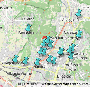 Mappa Via Francesco Salodini, 25127 Brescia BS, Italia (1.925)