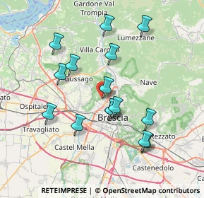 Mappa Via Francesco Salodini, 25127 Brescia BS, Italia (6.92)