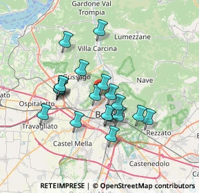 Mappa Via Francesco Salodini, 25127 Brescia BS, Italia (5.90105)