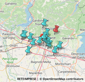 Mappa Via Francesco Salodini, 25127 Brescia BS, Italia (8.866)