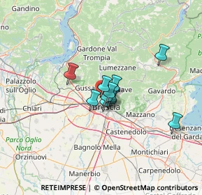 Mappa Via Francesco Salodini, 25127 Brescia BS, Italia (7.53636)