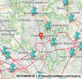 Mappa Piazza Enrico Berlinguer, 20037 Paderno Dugnano MI, Italia (6.73706)