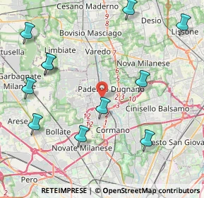 Mappa Piazza Enrico Berlinguer, 20037 Paderno Dugnano MI, Italia (5.06727)