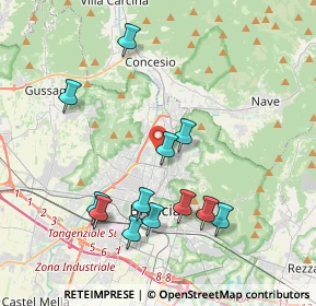 Mappa Via Stretta, 25128 Brescia BS, Italia (3.91833)