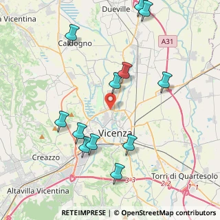 Mappa Via Curtatone, 36100 Vicenza VI, Italia (4.53083)