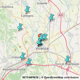 Mappa Via Curtatone, 36100 Vicenza VI, Italia (3.74636)