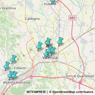 Mappa Via Curtatone, 36100 Vicenza VI, Italia (4.60364)