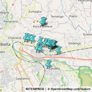 Mappa Via Regione Costa, 13856 Vigliano Biellese BI, Italia (1.083)