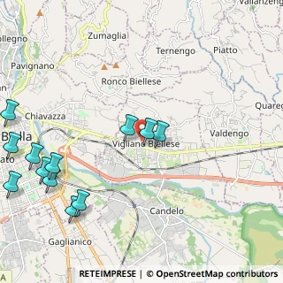 Mappa Via Regione Costa, 13856 Vigliano Biellese BI, Italia (2.7775)
