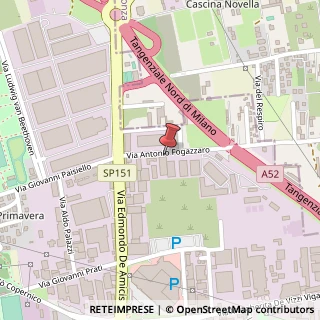 Mappa Via Antonio Fogazzaro, 6, 20092 Cinisello Balsamo, Milano (Lombardia)