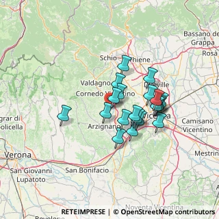 Mappa Via Munaretti, 36070 Trissino VI, Italia (10.7305)