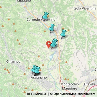 Mappa Via Munaretti, 36070 Trissino VI, Italia (4.02727)