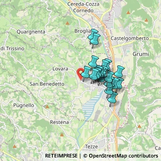 Mappa Via Munaretti, 36070 Trissino VI, Italia (1.271)