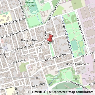 Mappa Via Ottorino Respighi, 21/23, 20092 Cinisello Balsamo, Milano (Lombardia)