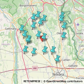 Mappa Fr.ne, 28015 Momo NO, Italia (7.4595)