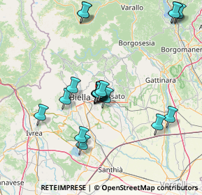 Mappa 13855 Valdengo BI, Italia (14.87632)