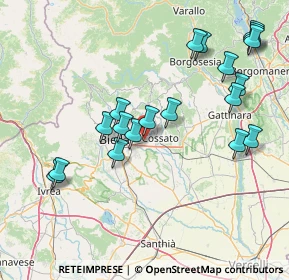 Mappa 13855 Valdengo BI, Italia (16.50579)