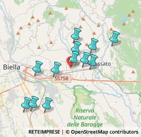 Mappa 13855 Valdengo BI, Italia (3.39583)