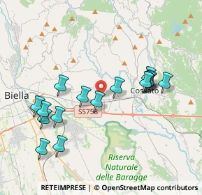 Mappa 13855 Valdengo BI, Italia (3.8275)