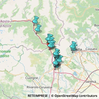 Mappa 10010 Quincinetto TO, Italia (9.71471)